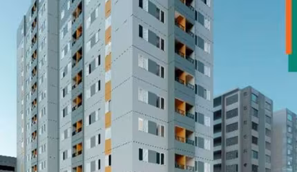 Apartamento a venda no Butantã, São Paulo.SP, com 35,75 m² de área construída, sala, 2 domitórios e terraço