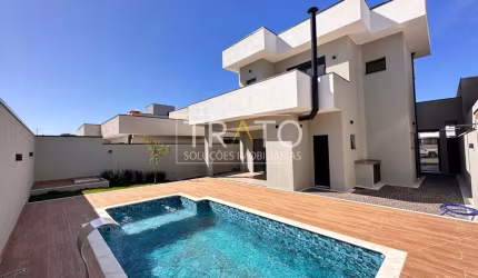 Casa em condomínio fechado com 3 quartos à venda na Rua Sebastião Cardoso, 548, Parque Brasil 500, Paulínia, 240 m2 por R$ 1.700.000