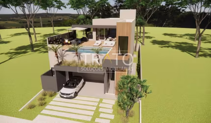 Casa em condomínio fechado com 3 quartos à venda na Rua Sebastião Cardoso, 168, Parque Brasil 500, Paulínia, 272 m2 por R$ 2.350.000