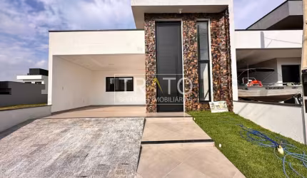 Casa em condomínio fechado com 3 quartos à venda na Avenida Luiz Greco, 600, Vila Monte Alegre, Paulínia, 140 m2 por R$ 970.000