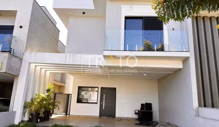 Casa em condomínio fechado com 3 quartos à venda na Avenida Luiz Greco, 600, Vila Monte Alegre, Paulínia, 150 m2 por R$ 1.130.000