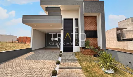 Casa em condomínio fechado com 3 quartos à venda na Avenida Antonio Baptista Piva, 177, Vila Monte Alegre, Paulínia, 140 m2 por R$ 1.100.000
