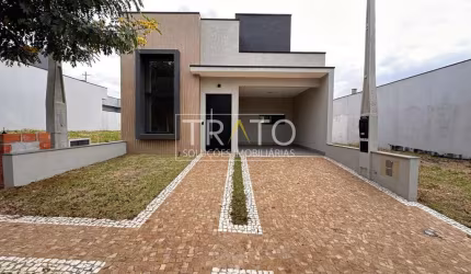 Casa em condomínio fechado com 3 quartos à venda na Avenida Luiz Greco, 600, Vila Monte Alegre, Paulínia, 125 m2 por R$ 1.040.000