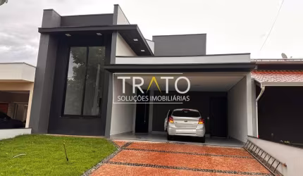 Casa em condomínio fechado com 3 quartos à venda na Avenida José Puccinelli, 130, Campos do Conde I, Paulínia, 190 m2 por R$ 1.250.000
