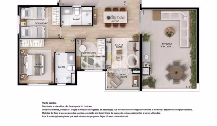 Apartamento com 3 quartos à venda na Rua Professor Antônio Nogueira Braga, 51, Mansões Santo Antônio, Campinas, 70 m2 por R$ 594.900