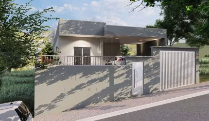 Casa com 2 quartos à venda na Rua Luiza Migot Nicolau, 45, Loteamento Residencial Tiradentes, Poços de Caldas, 88 m2 por R$ 300.000