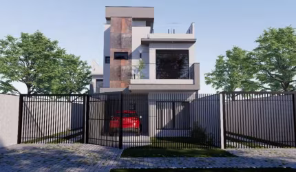 Sobrado com 3 quartos  à venda, 105.92 m2 por R$749000.00  - Xaxim - Curitiba/PR