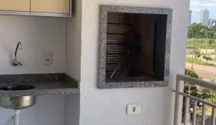 Ed Garden Monte Líbano mobiliado com 69m², 3 quartos, sacada com churrasqueira!