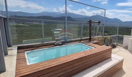 COBERTURA COM 181m2 NO RECREIO DOS BANDEIRANTES COM 3 SUÍTES E UMA LINDA VISTA PARA O VERDE