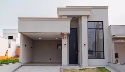 Casa em Condomínio com 3 Suítes na Vila Monte Alegre em Paulínia-SP: 140m², 2 Vagas de Garagem