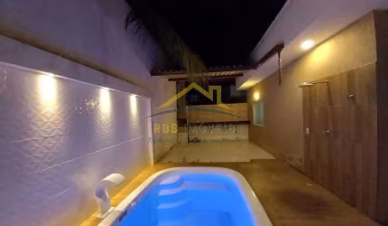 Pedras do Litoral - Abrantes Casa com Piscina em Condomínio 3/4 1  suíte 580 mil Energia solar