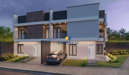 Sobrado com 3 dormitórios à venda, 88 m² por R$ 580.000,00 - Cidade Industrial - Curitiba/PR