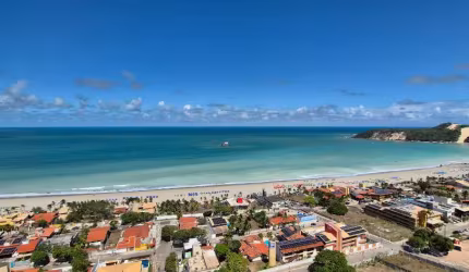 Viva no apto de 2/4 mais instagramável de frente pro mar de PN.