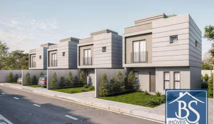 Sobrado com 3 dormitórios à venda, 75 m² por R$ 413.900,00 - Guaraituba - Colombo/PR