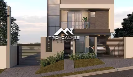 Triplex à venda em Curitiba, Bairro Alto, com 4 quartos, 129m²