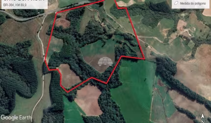 Terreno à venda na ESTRADA RURAL, S/N, Zona Rural, Irati, 260000 m2 por R$ 2.500.000