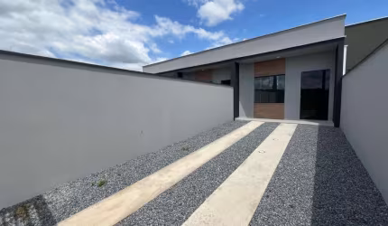 Casa Geminada para Venda em Guaramirim, Beira Rio, 2 dormitórios, 1 banheiro, 2 vagas