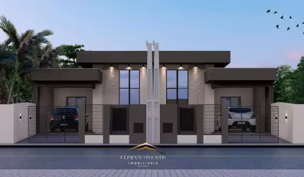 Casa Geminada para Venda em Schroeder, Centro, 2 dormitórios, 1 suíte, 2 banheiros, 1 vaga