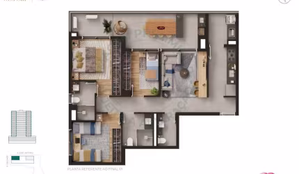 Apartamento com 3 quartos à venda na Rua Visconde de Guaratiba, 105, Cursino, São Paulo, 93 m2 por R$ 1.130.689