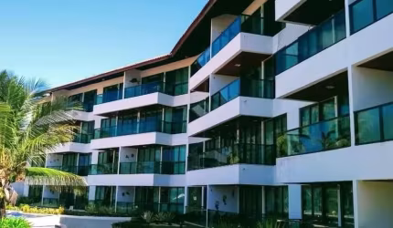 Flat à venda porteira fechada com 1 quarto, em Tamandaré.