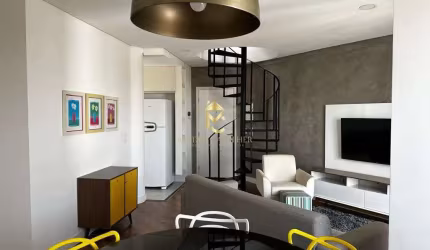 Cobertura Duplex totalmente mobiliada no Residencial Mob.