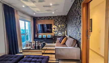 Apartamento com sacada Gourmet e Mobiliado à venda no Jardim das Nações.