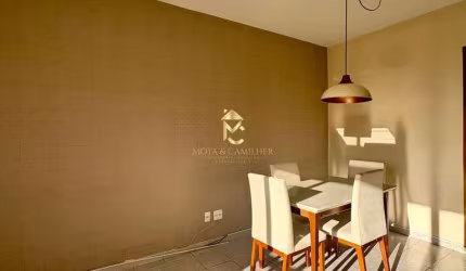 Apartamento semimobiliado com sacada disponível para venda ou locação.