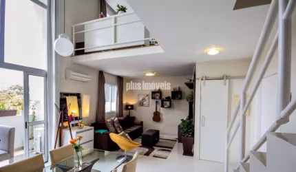 PANAMBY - LOFT EM FRENTE AO PARQUE BURLE MARX 84M²AU -  SUITE, 2 GAR+DEPÓSITO