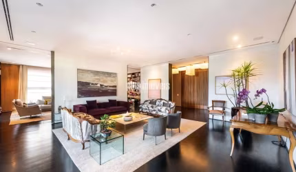 JARDINS -  APARTAMENTO COM 456,0M²  3 SUÍTES 6 GARAGEM
