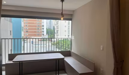 PARAISO  42,0M² - MOBILIADO - 1 DORMITÓRIO GARAGEM