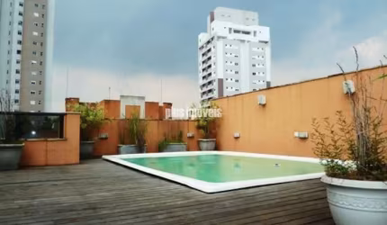EXCELENTE COBERTURA COM 380M²AU 4 SUÍTES 4 GAR, CHURRASQUEIRA, PISCINA, SAÚNA, SALA DE GINÁSTICA.