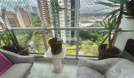MORUMBI  APARTAMENTO MOBILIADO ANDAR ALTO ,COM VARANDA, VISTA LIVRE, 3 VAGAS