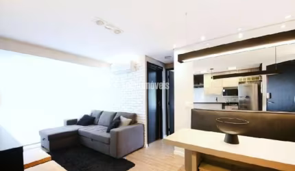Apartamento Semimobiliado à Venda, Chácara Sto. Antonio, 51 m², 2 Dorms. (1 Suíte), Ar Condicionado