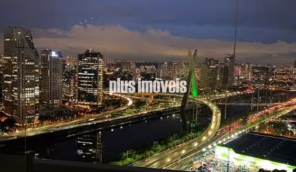 STUDIO MOBILIADO REAL PARK, VISTA LIVRE, ANDAR ALTO, 1 VAGA