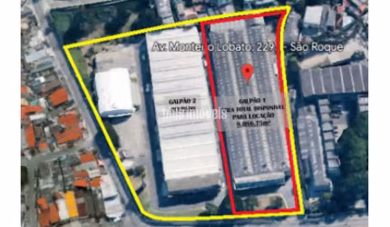 GALPÃO COMERCIAL - facil acesso pela Dutra - 8.100M²AC   7.000AT