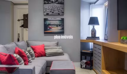 APARTAMENTO PINHEIROS MOBILIADO, E EQUIPADO,COM AR CONDICIONADO, VARANDA   2 VAGAS
