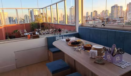 Linda Cobertura Duplex, 161m² Vista Privilegiada de toda São Paulo!