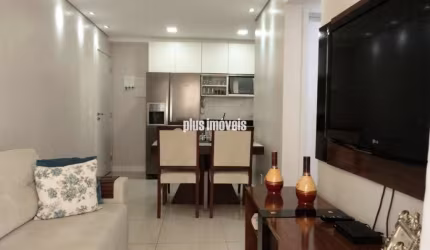 COMPLETAMENTE MOBILIADO 54M²AU 2 DORMS, GARAGEM - PRÓXIMO AO COL. PORTO SEGURO - ÓTIMO LAZER
