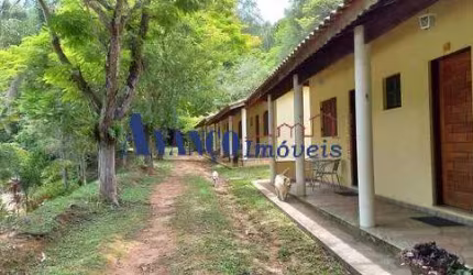 Ampla área, 250.000 m² já com chalés para camping, pousada, hotel, etc....
