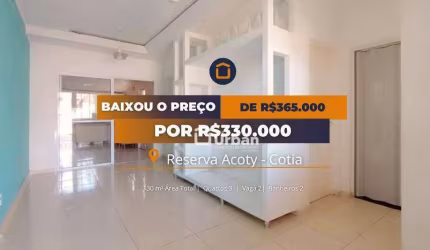 Casa com 3 dormitórios à venda, 60 m² por R$ 330.000,00 - Reserva Acoty - Cotia/SP