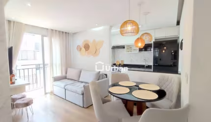 Apartamento 100% mobiliado com 2 dormitórios, 47 m² - venda por R$ 285.000 ou aluguel por R$ 2.990/mês - Vila Monte Serrat - Cotia/SP