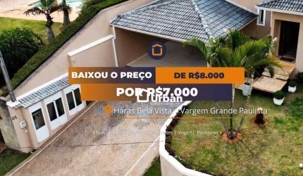 Casa com 4 dormitórios, 267 m² - venda por R$ 1.250.000,00 ou aluguel por R$ 7.000,00/mês - Jardim Haras Bela Vista - Vargem Grande Paulista/SP