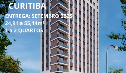 APARTAMENTO CENTRO DE CURITIBA ENTREGA SETEMBRO 2025