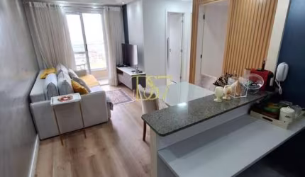APARTAMENTO MOBILIADO PARA ALUGAR NO CENTRO - 2 QUARTOS 1 VGA - 48M²