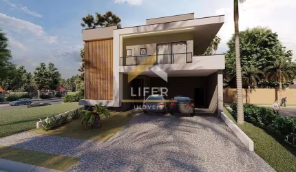 Casa em condomínio fechado com 4 quartos à venda na Rua Sebastião Cardoso, 168, Parque Brasil 500, Paulínia, 305 m2 por R$ 2.490.000
