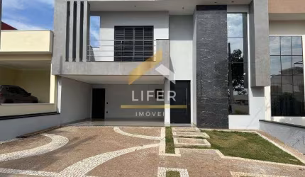 Casa em condomínio fechado com 3 quartos à venda na Fícus, 100, Parque Olívio Franceschini, Hortolândia, 250 m2 por R$ 1.100.000