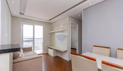 APARTAMENTO MOBILIADO com 2 dormitórios e sacada em Condomínio Com Lazer Completo  - Vila Valparaíso