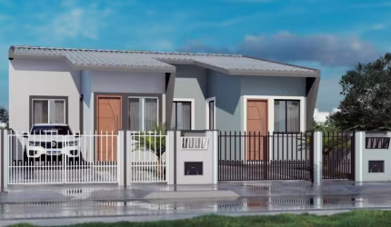 Casa com 2 quartos à venda na Galileu Galilei, 11, Barra do Aririú, Palhoça, 50 m2 por R$ 350.000