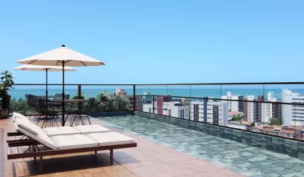 Apartamento com 3 quartos à venda na Rua Major Paulo Francisco de Menezes, Ponta de Campina, Cabedelo, 68 m2 por R$ 431.518