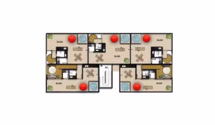 Cobertura duplex com Jacuzzi privativa, com 2 quartos e vaga privativa coberta